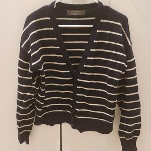 Navy stripped cardigan